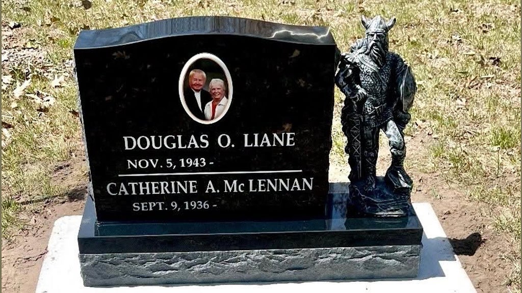 Viking statue stolen from gravestone in cemetery on Lac Mille Lacs, sheriff says — WCCO / CBS Minnesota, Safety Harbor Community news