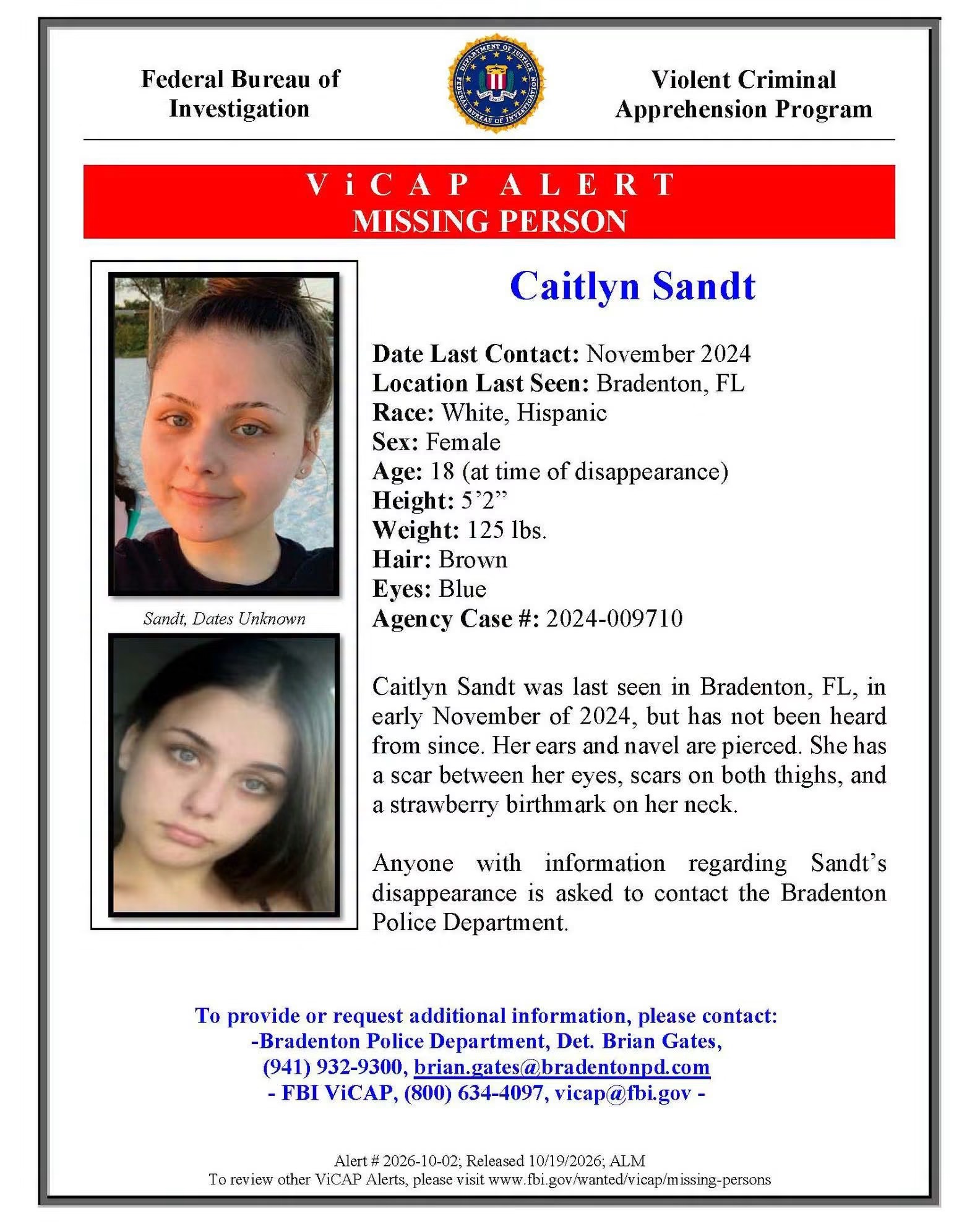 Bradenton Police Department urges public to come forward with information on a 2024 missing person case — WFTS ABC Action News Tampa, Safety Harbor Technology news