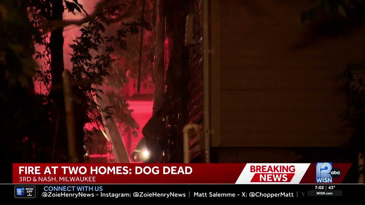 Dog killed during overnight fire that spread from one Milwaukee home to a second — WISN 12 Milwaukee, Safety Harbor Community news