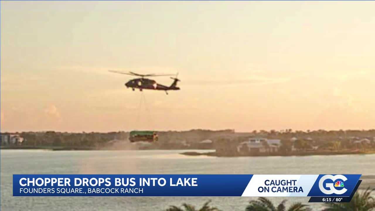 A Black Hawk carrying a school bus over Florida town had residents asking one question: Why? — WESH 2 Orlando, Safety Harbor Schools news