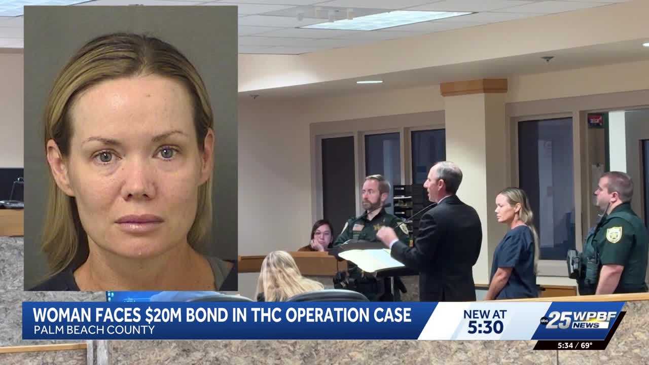 Woman accused in multi-million-dollar THC operation held on $20 million bond — WPBF West Palm Beach, Safety Harbor Business news
