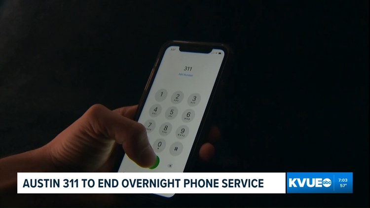 Austin 311 non-emergency call center to close overnight service starting Nov. 1 — KVUE (Austin), Safety Harbor Community news