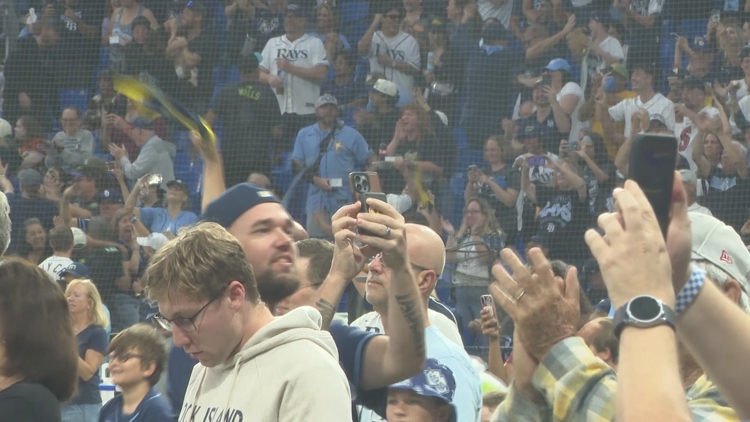 Brewers beat Rays 5-4, for 2-0 World Series lead as fans pack Tropicana Field on Saturday — WTSP 10 Tampa Bay