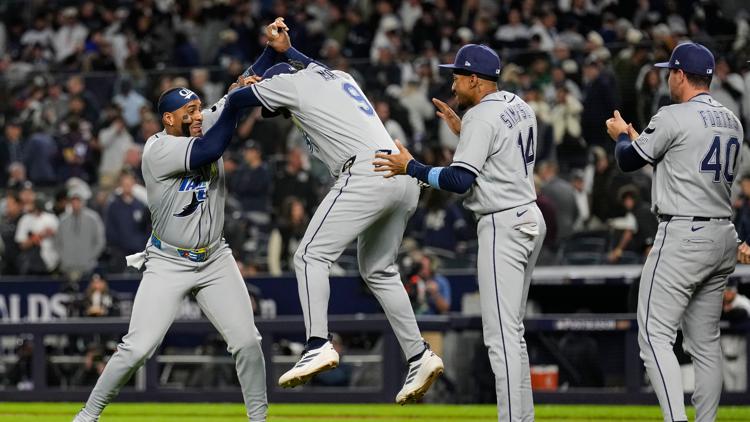 Singing `New York, New York,' Rays revel in recognition as they head to AL Championship Series — WTSP Sports Tampa Bay, Safety Harbor Sports news