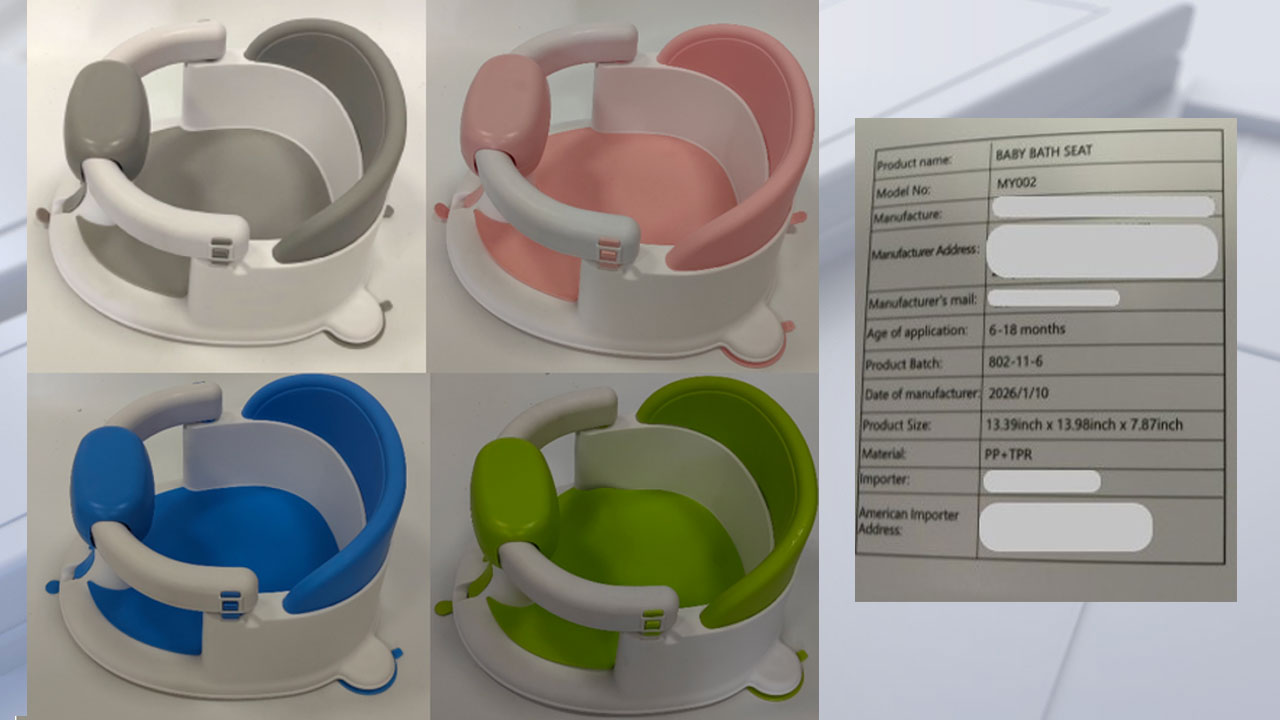 Baby bath seats sold on Amazon under recall for risk of serious injury, drowning — FOX 13 Tampa Bay News, Safety Harbor Government news
