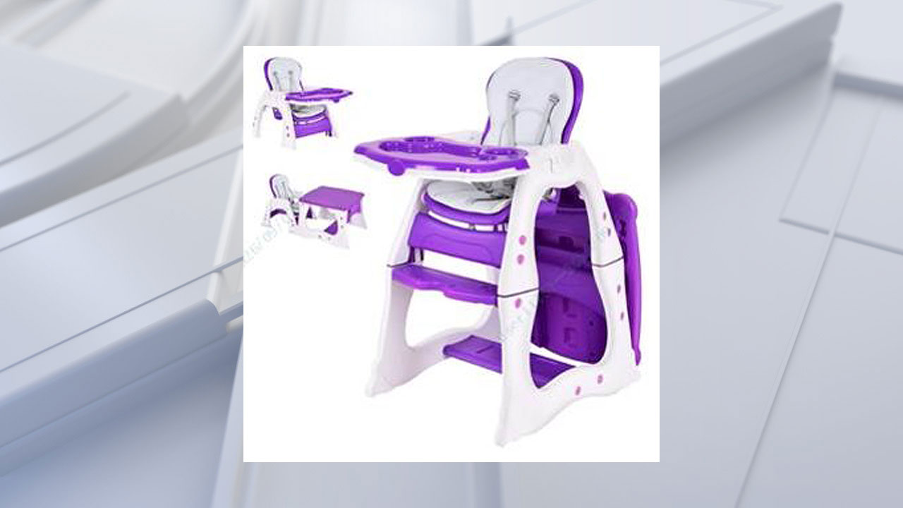 Convertible high chairs sold nationwide recalled for entrapment, fall risk — FOX 13 Tampa Bay News, Safety Harbor Business news