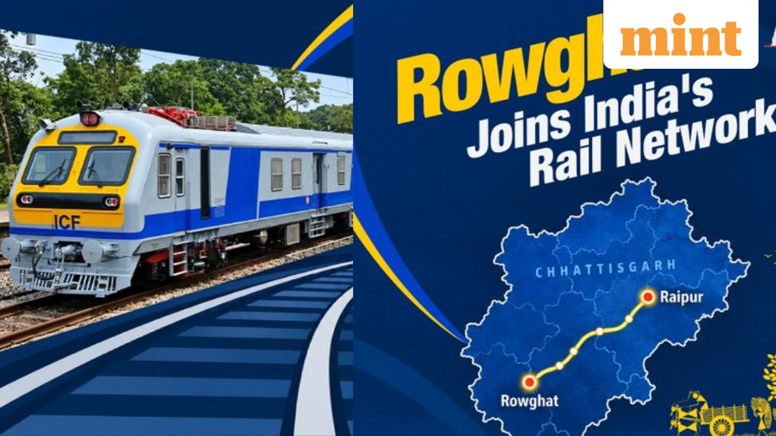 Rowghat gets first train since Independence as Indian Railways completes ₹1,628 crore rail line in Chhattisgarh — Mint India, Safety Harbor Technology news