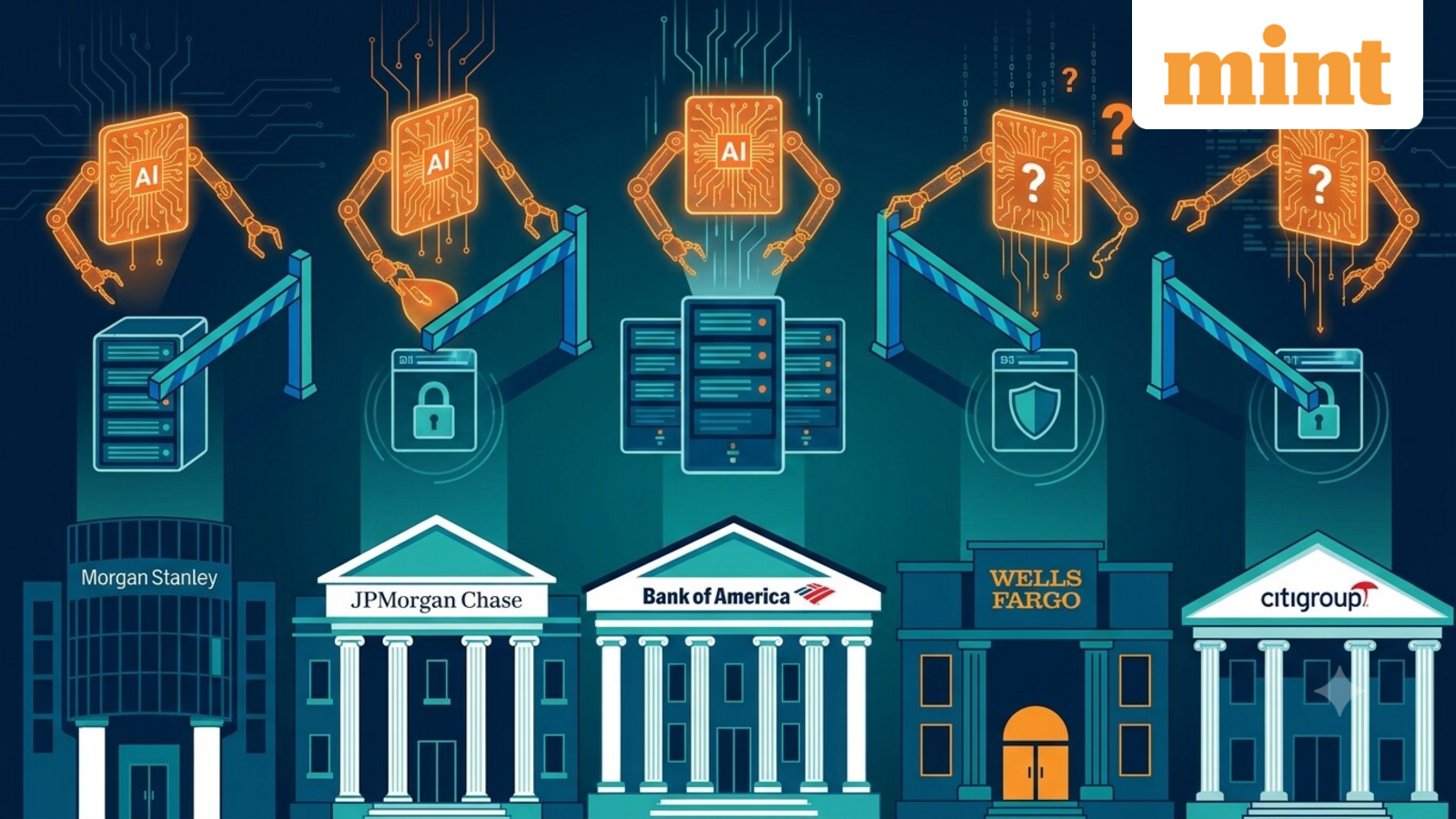 US banks allegedly detect unauthorised AI agents accessing customer accounts: What to know — Mint India, Safety Harbor Technology news